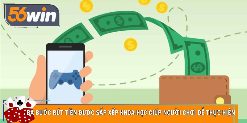 Ba bước rút tiền được sắp xếp khoa học giúp người chơi dễ thực hiện